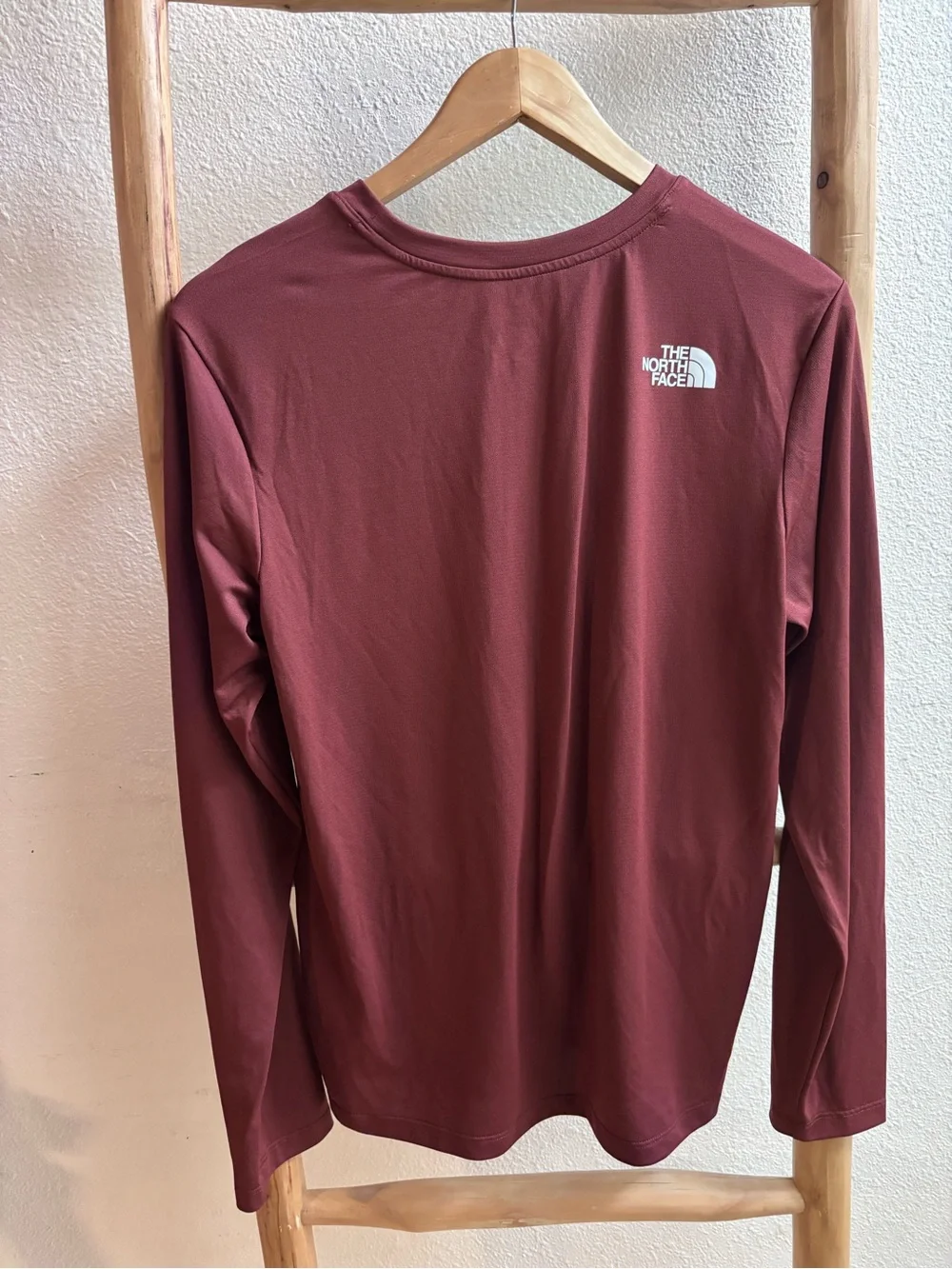 The North Face Men's Burgundy Performance Long Sleeve Crew